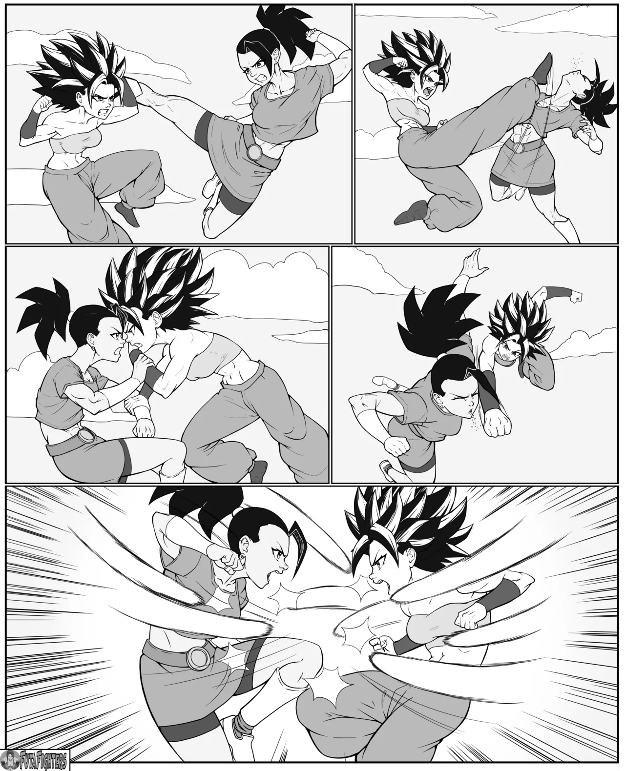 Caulifla Vs Kale 118 Page Update Futafighters page 7