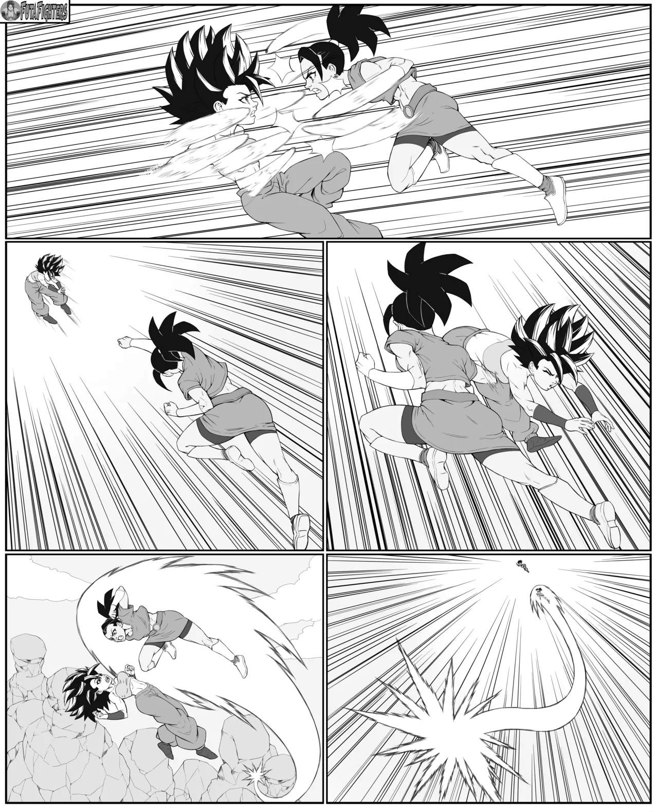 Caulifla Vs Kale 118 Page Update Futafighters page 8