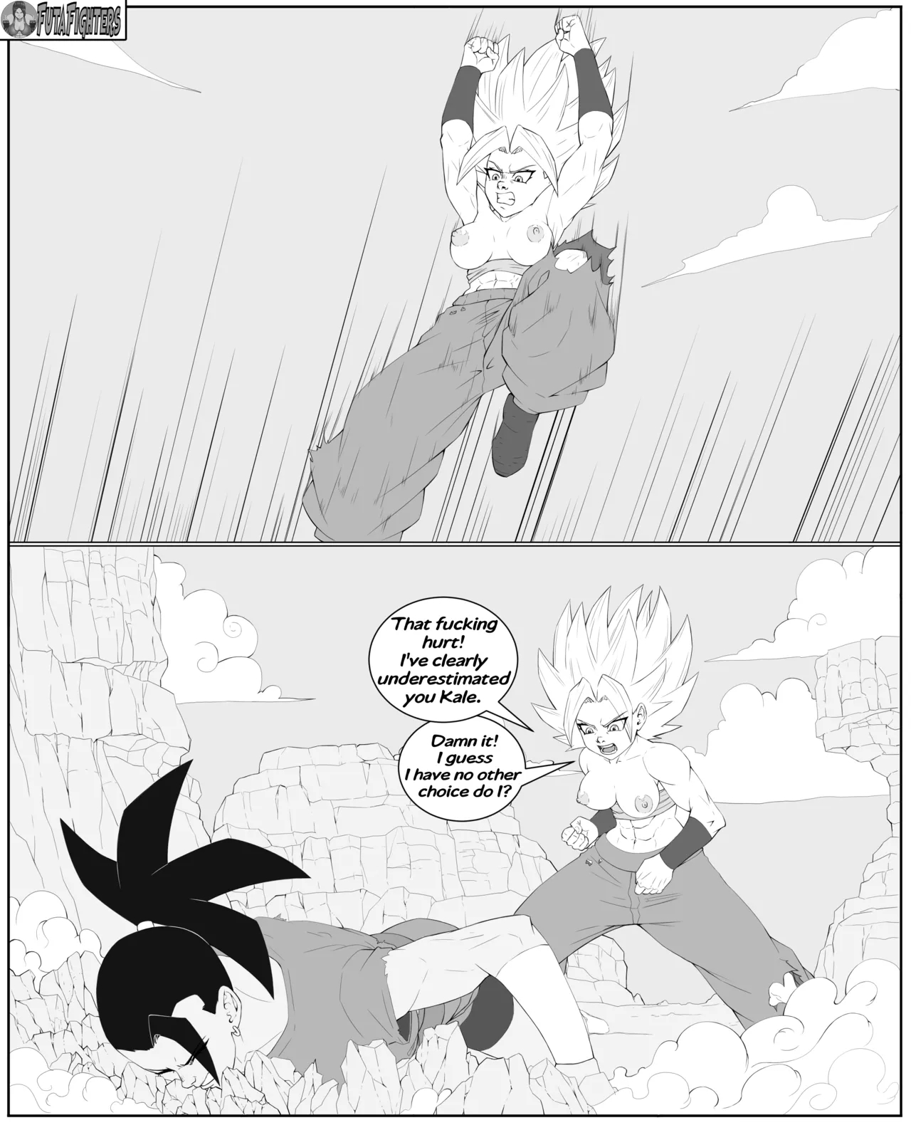 Caulifla Vs Kale 118 Page Update Futafighters page 94