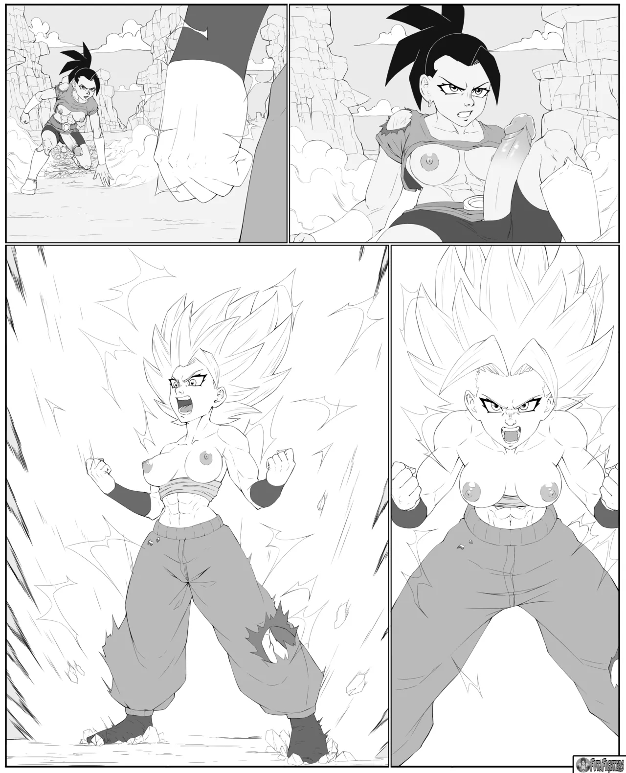 Caulifla Vs Kale 118 Page Update Futafighters page 95