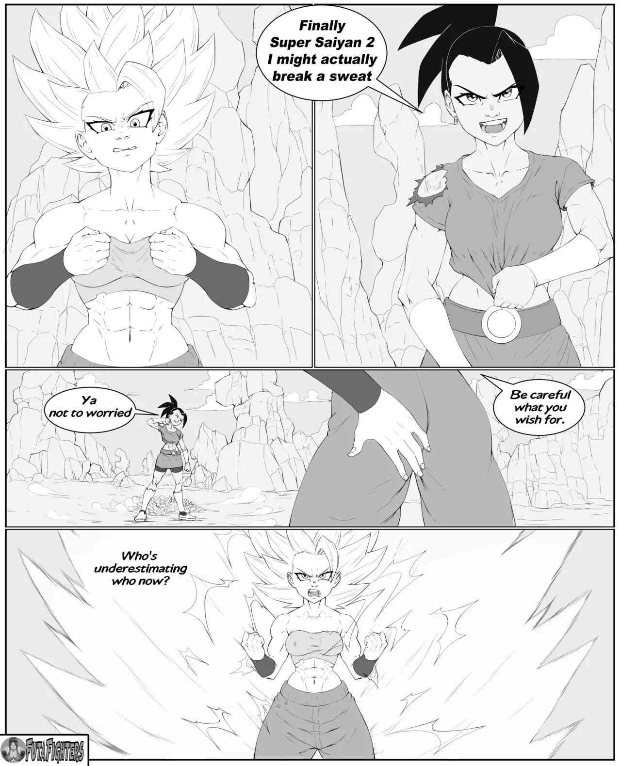 Caulifla Vs Kale 118 Page Update Futafighters page 96