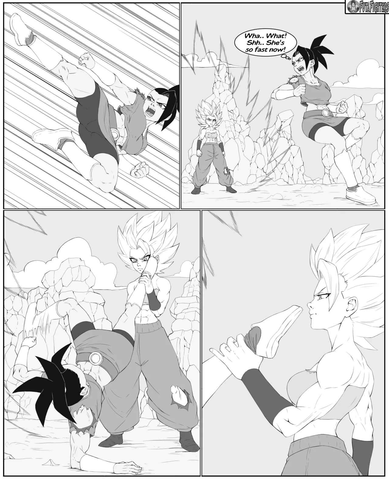 Caulifla Vs Kale 118 Page Update Futafighters page 99