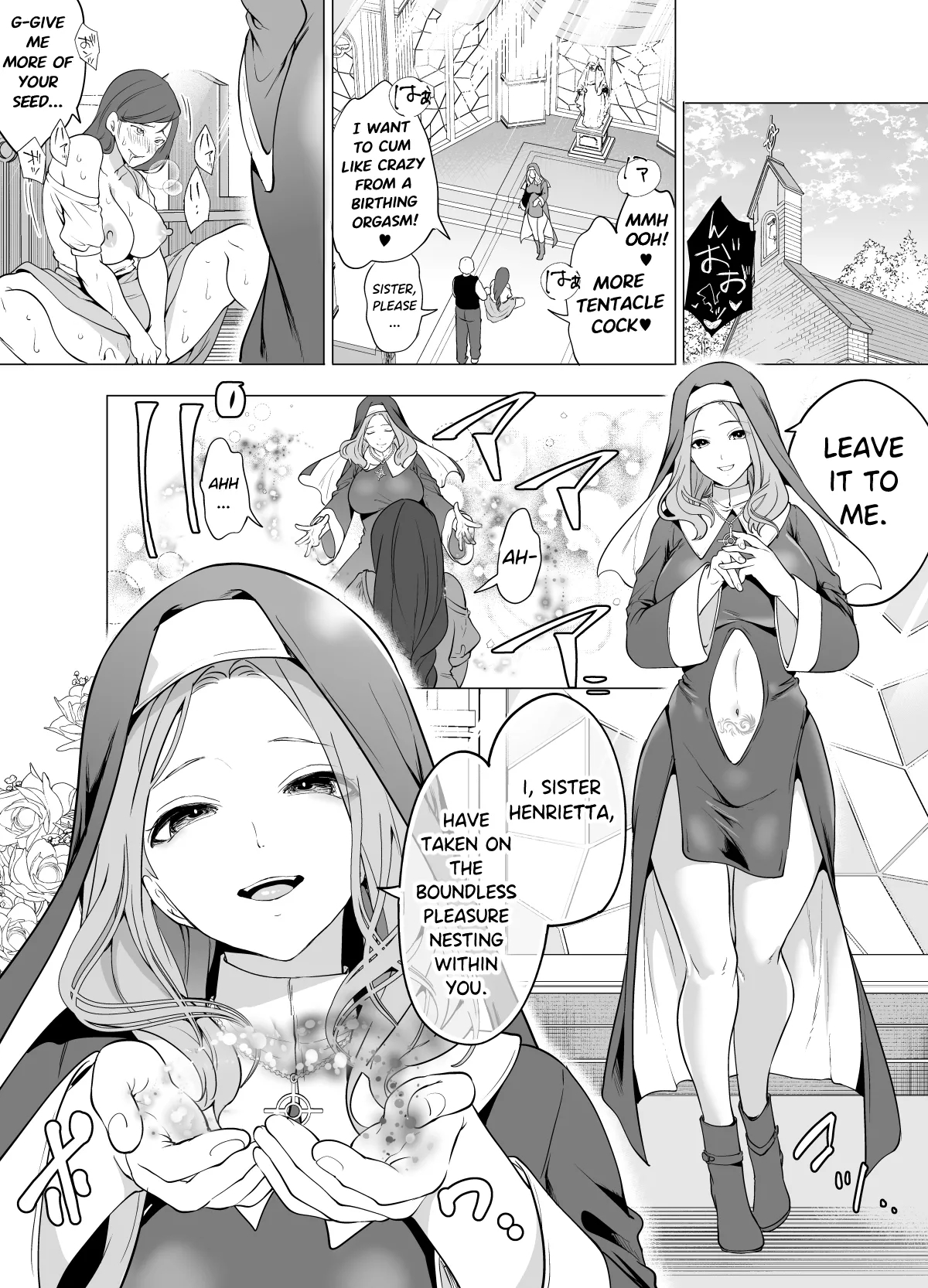 Defeated By Tentacles - The Holy Maiden's Tragic End page 3