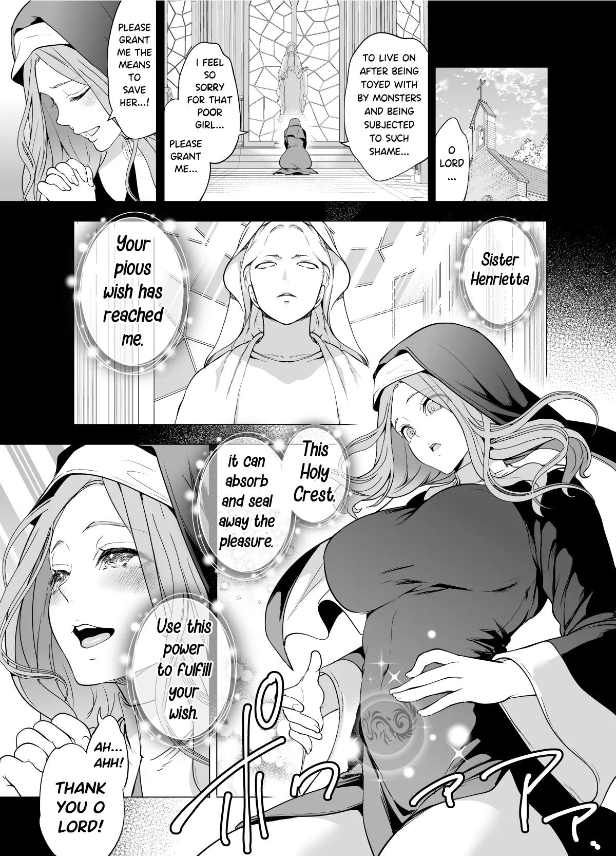 Defeated By Tentacles - The Holy Maiden's Tragic End page 6