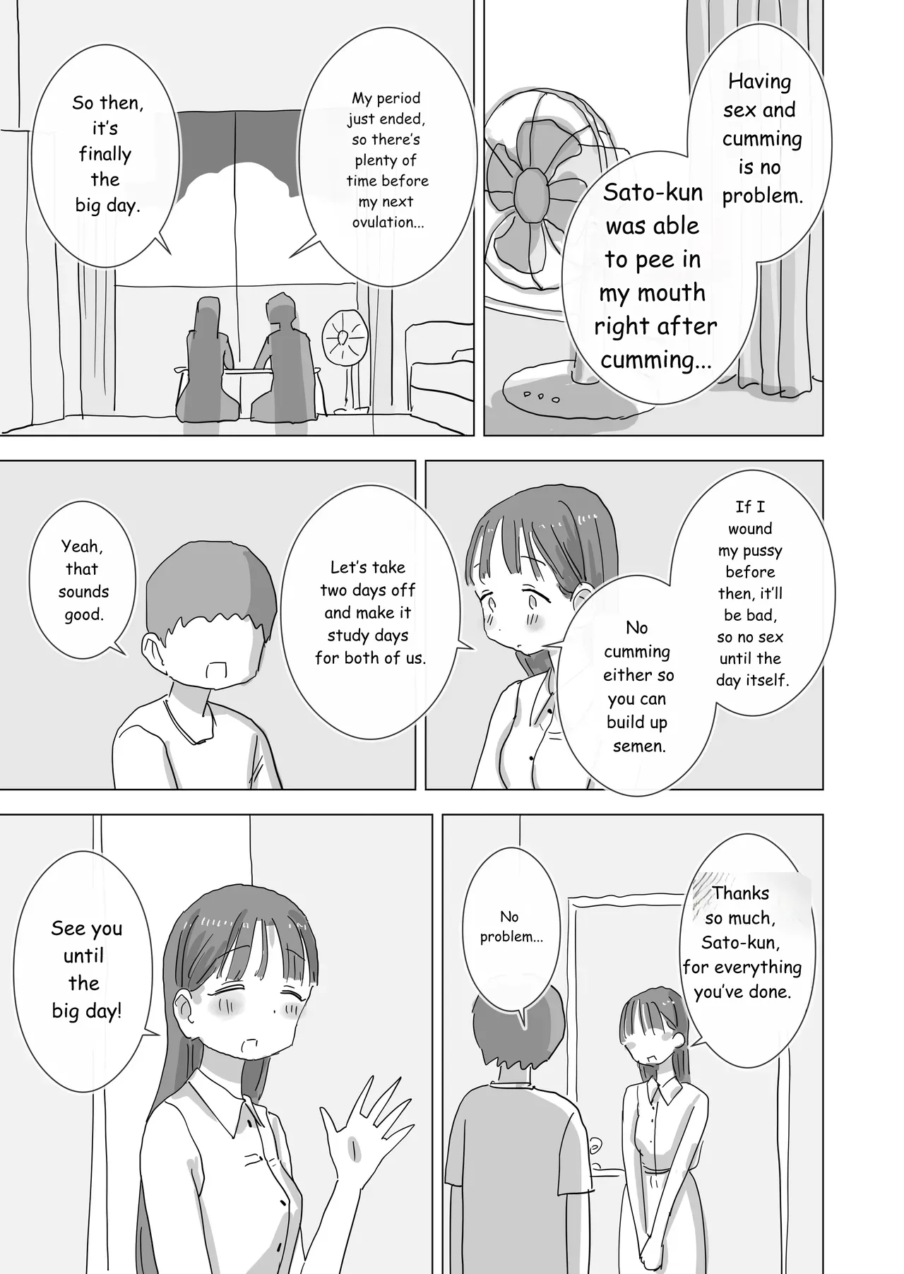 During Summer Break, I Practiced Internal Urination For 28 Days Using My Beloved Seo-san As A Urinal. page 46