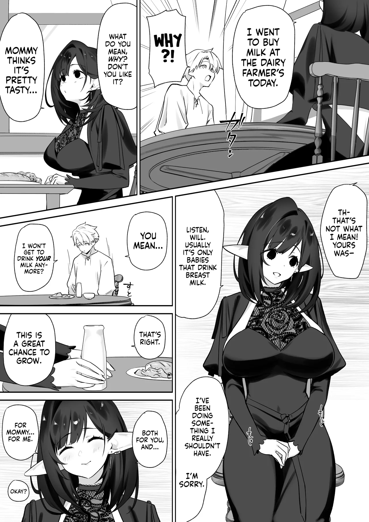 Elf No Milk De Otona Ni Narimashita ー I Drank Elven Breast Milk Every Day To Grow Up Big And Strong page 41