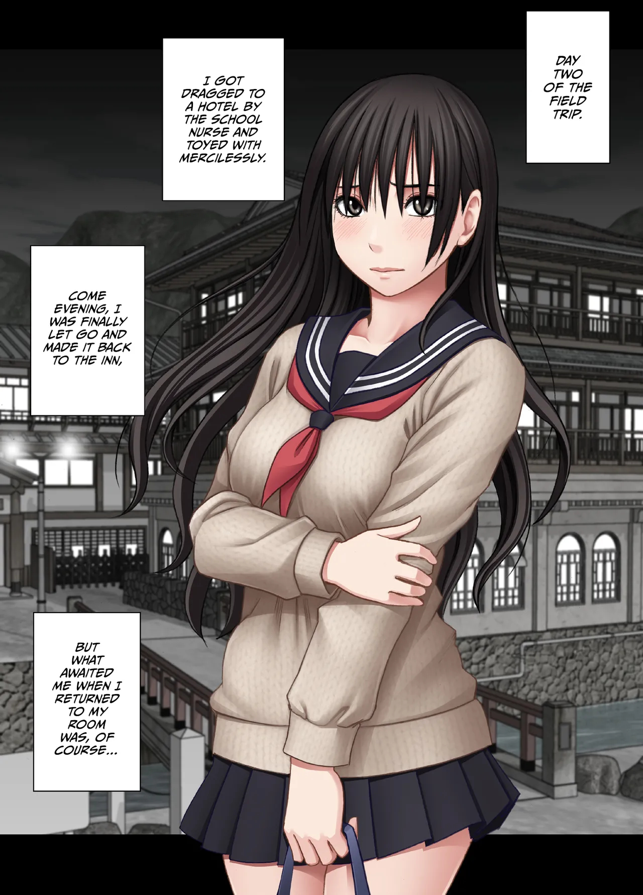 English/romaji Title Kanzen Houi Chijoku Mamire No Syugaku Ryoko Konyoku Ojisan Hen page 3