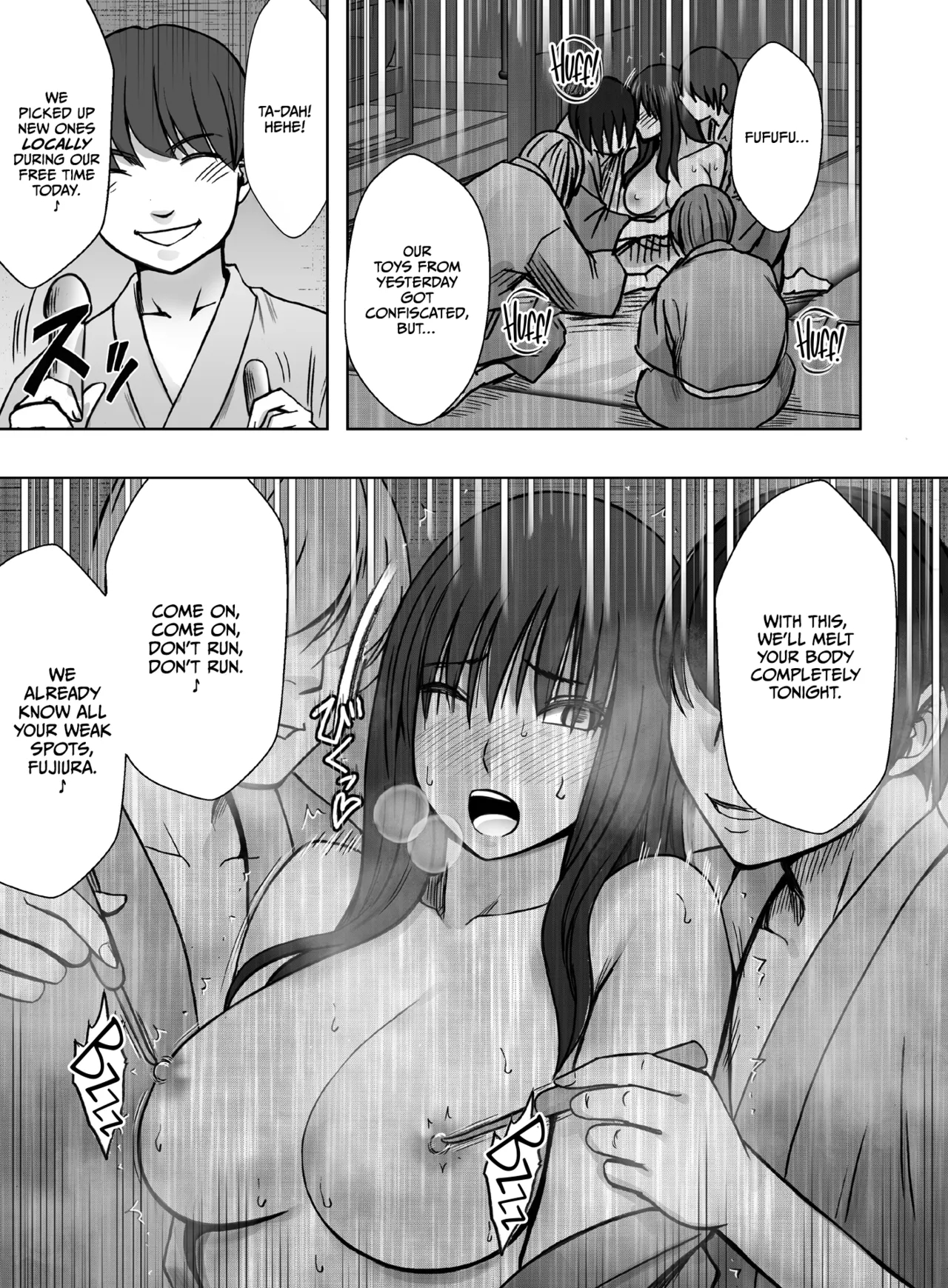 English/romaji Title Kanzen Houi Chijoku Mamire No Syugaku Ryoko Konyoku Ojisan Hen page 7