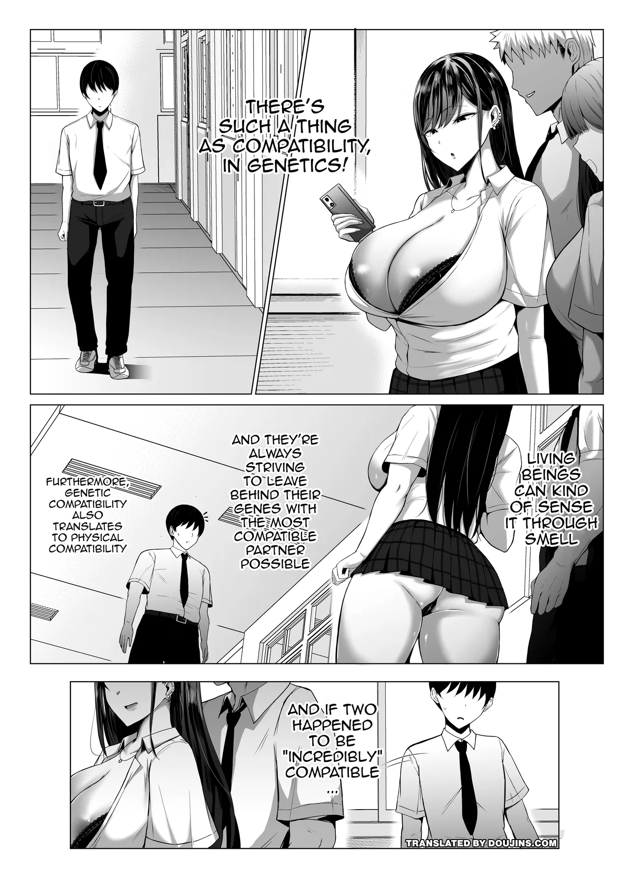 Gal To Otaku No Idenshi Aishou Batsugun H page 2