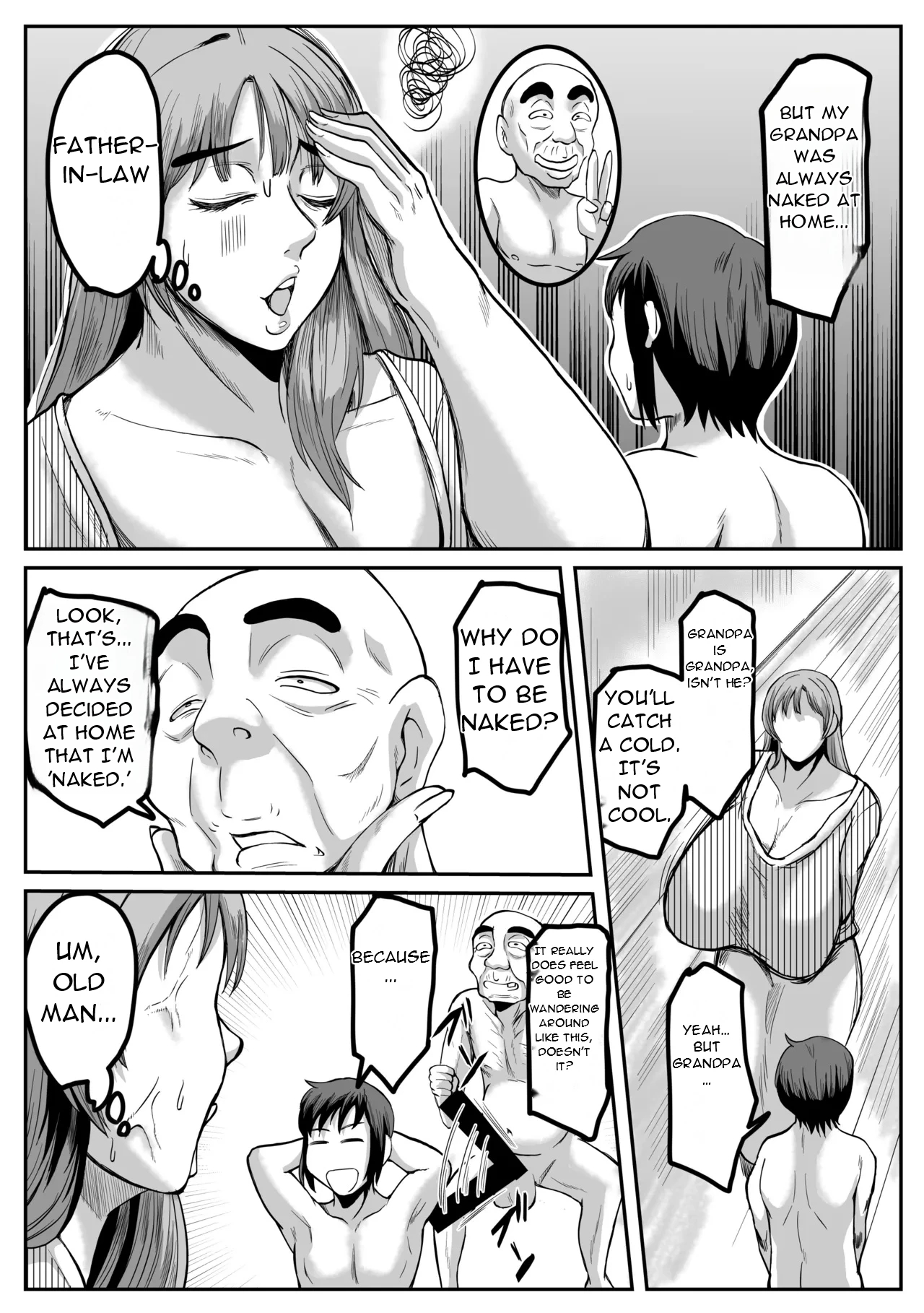 Gifu To, Soshite Musuko To - With My Father-in-law And My Son... page 12