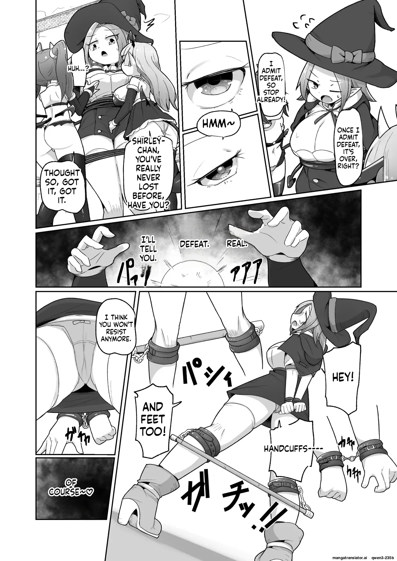 Haiboku Show Colosseum 1 Kaisenme Tsuyo Tsuyo Majutsushi-chan Vs Shintai Kaihatsu Ga Tokuina Shou Akuma Succubus-chan page 18