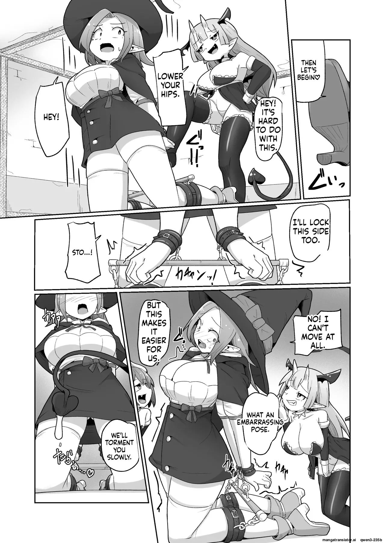Haiboku Show Colosseum 1 Kaisenme Tsuyo Tsuyo Majutsushi-chan Vs Shintai Kaihatsu Ga Tokuina Shou Akuma Succubus-chan page 19