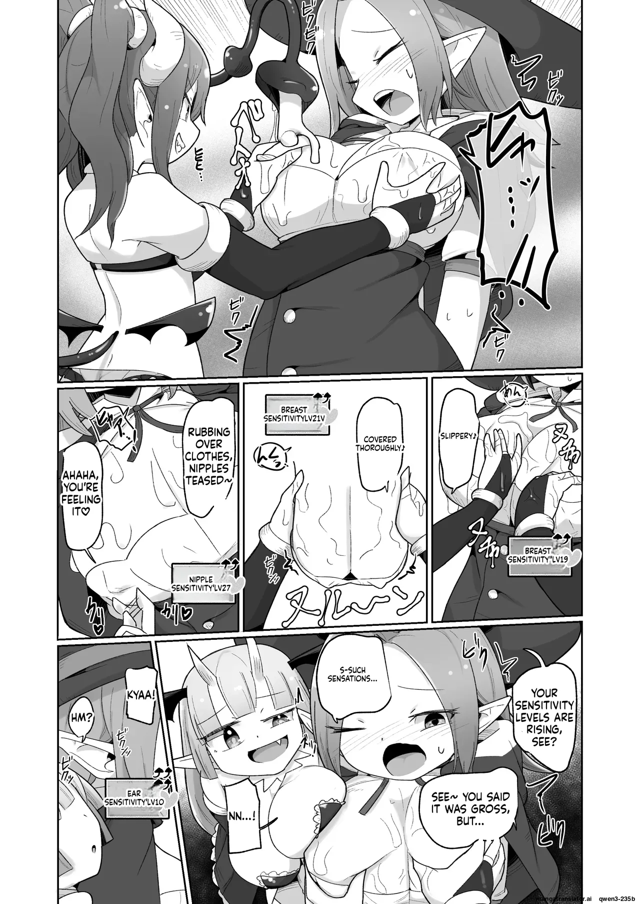 Haiboku Show Colosseum 1 Kaisenme Tsuyo Tsuyo Majutsushi-chan Vs Shintai Kaihatsu Ga Tokuina Shou Akuma Succubus-chan page 21