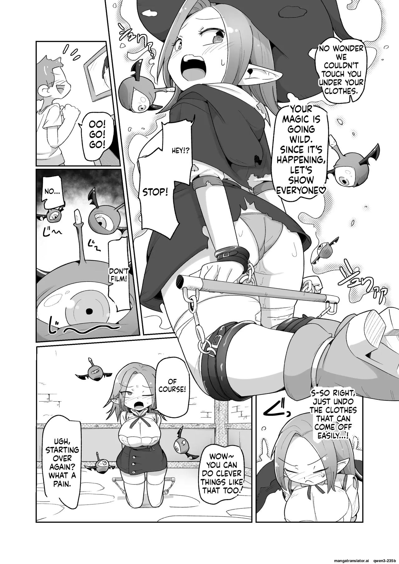 Haiboku Show Colosseum 1 Kaisenme Tsuyo Tsuyo Majutsushi-chan Vs Shintai Kaihatsu Ga Tokuina Shou Akuma Succubus-chan page 26