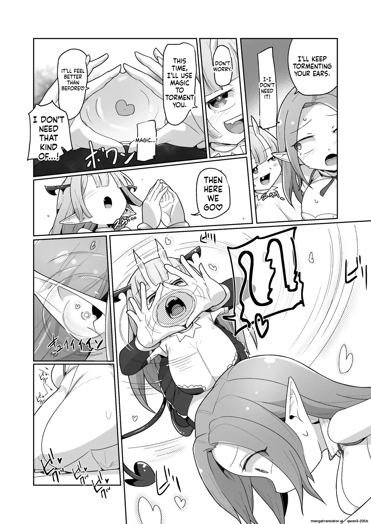 Haiboku Show Colosseum 1 Kaisenme Tsuyo Tsuyo Majutsushi-chan Vs Shintai Kaihatsu Ga Tokuina Shou Akuma Succubus-chan page 28