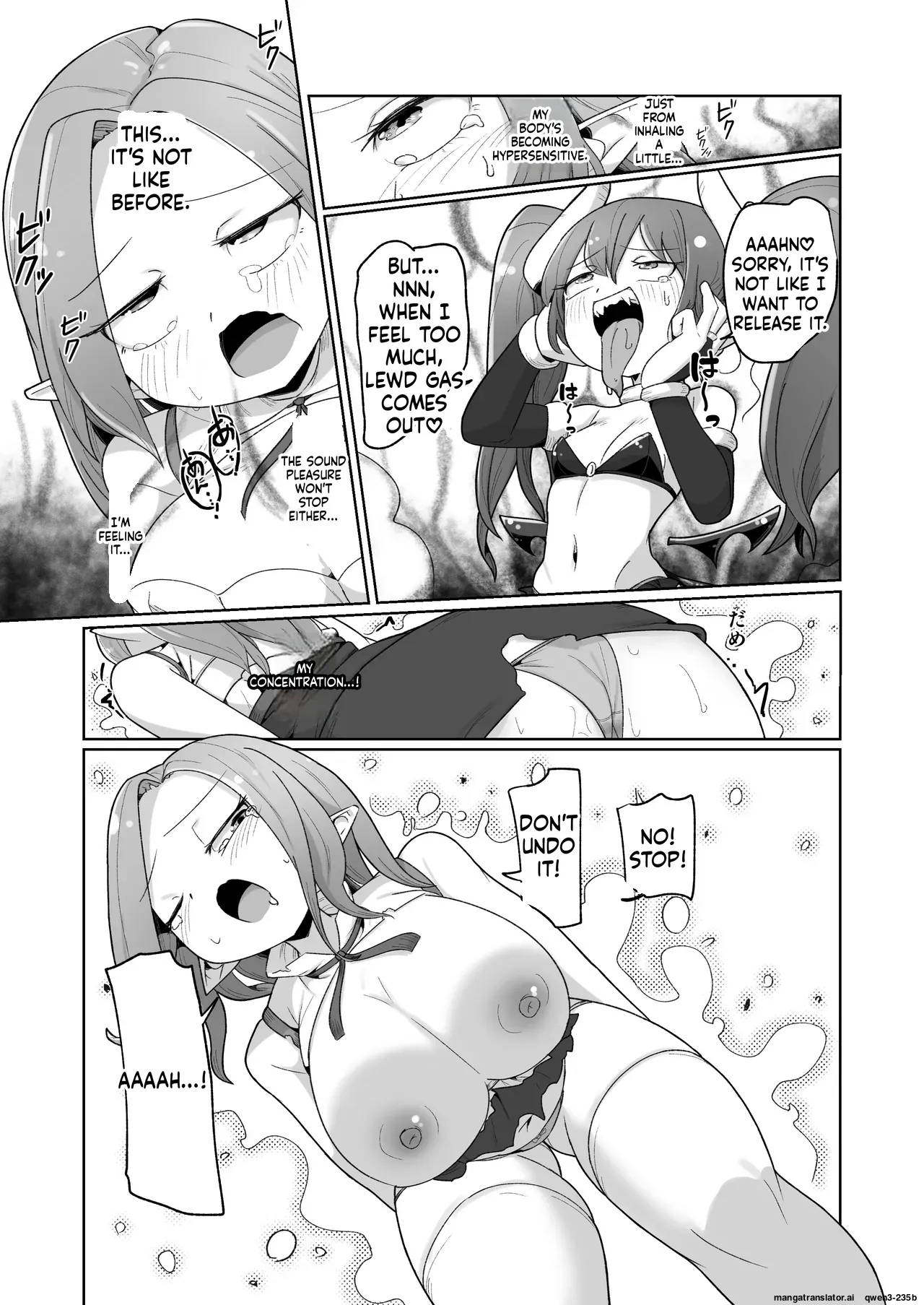 Haiboku Show Colosseum 1 Kaisenme Tsuyo Tsuyo Majutsushi-chan Vs Shintai Kaihatsu Ga Tokuina Shou Akuma Succubus-chan page 33
