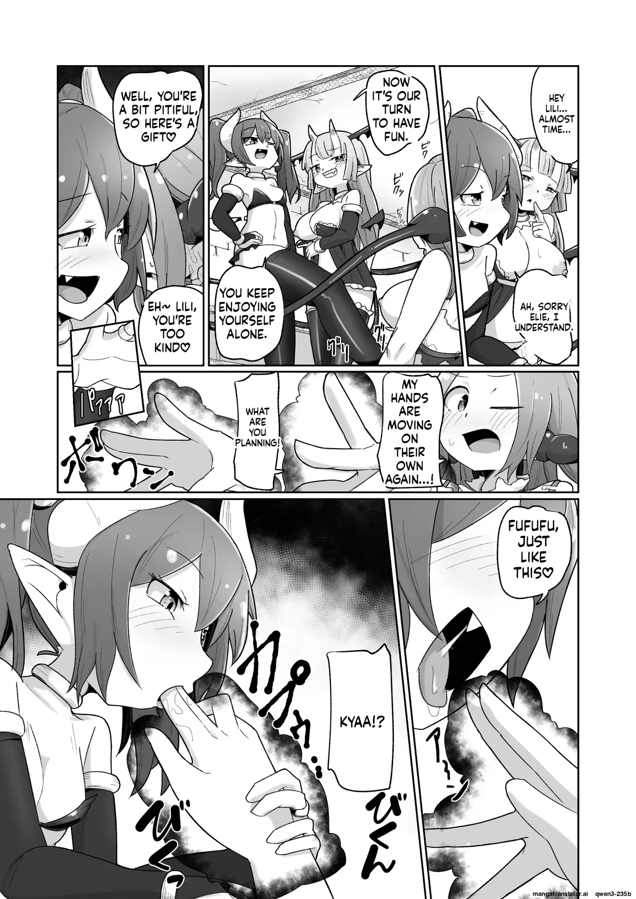Haiboku Show Colosseum 1 Kaisenme Tsuyo Tsuyo Majutsushi-chan Vs Shintai Kaihatsu Ga Tokuina Shou Akuma Succubus-chan page 45