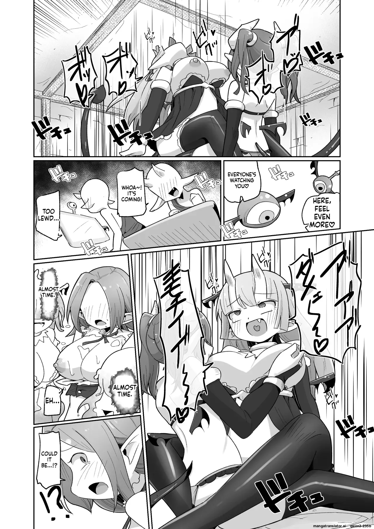 Haiboku Show Colosseum 1 Kaisenme Tsuyo Tsuyo Majutsushi-chan Vs Shintai Kaihatsu Ga Tokuina Shou Akuma Succubus-chan page 54