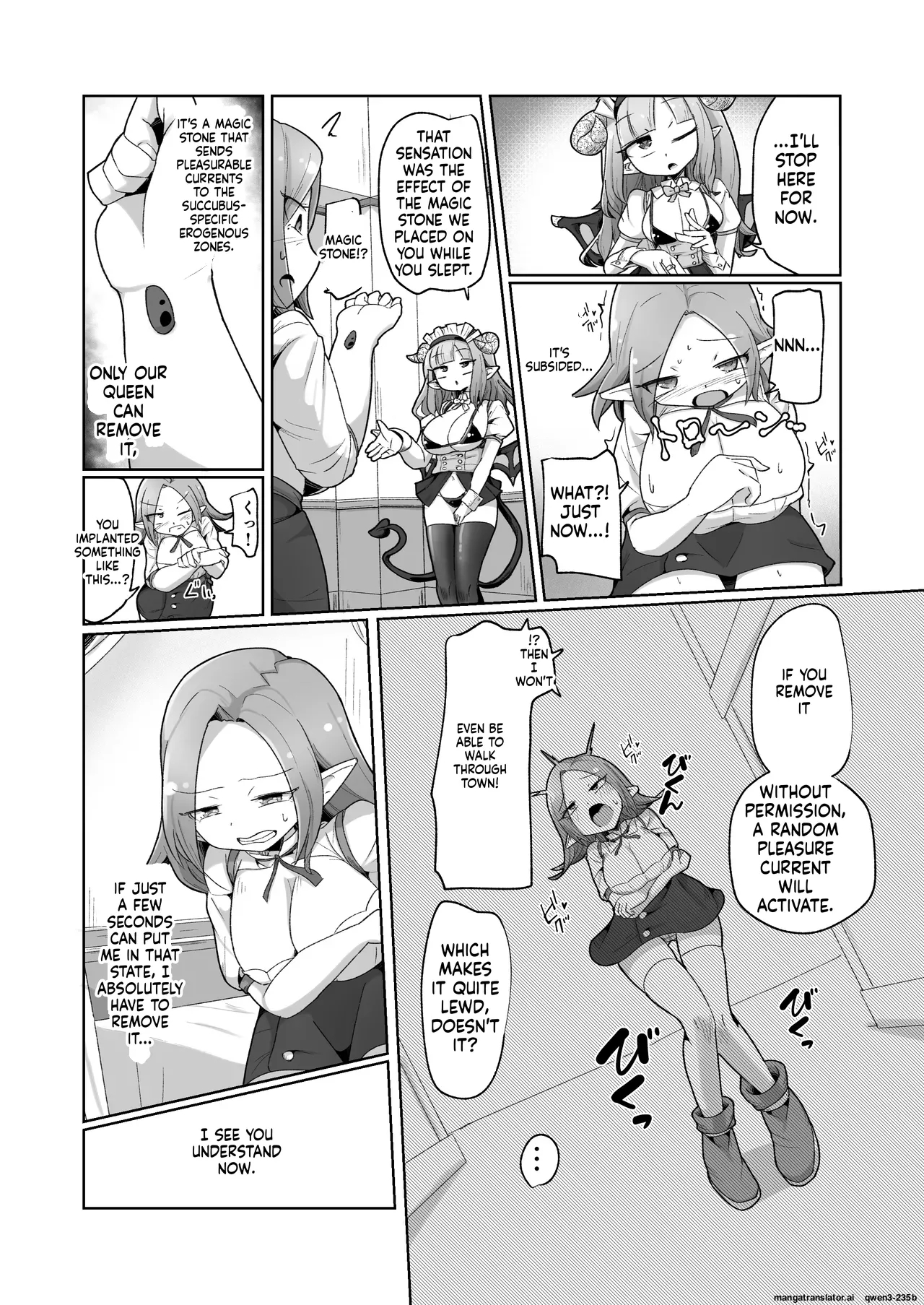 Haiboku Show Colosseum 1 Kaisenme Tsuyo Tsuyo Majutsushi-chan Vs Shintai Kaihatsu Ga Tokuina Shou Akuma Succubus-chan page 7