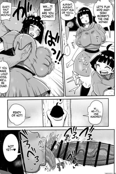 Hinata And Himawari Are Playing Hide-and-seek With A Gentleman page 1