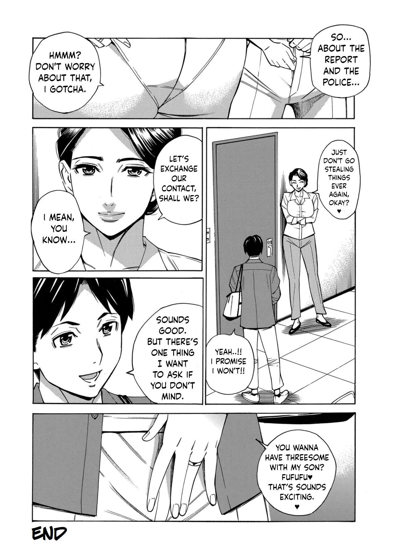 Hitozuma Manbiki G-men No Midara Na Teian page 22