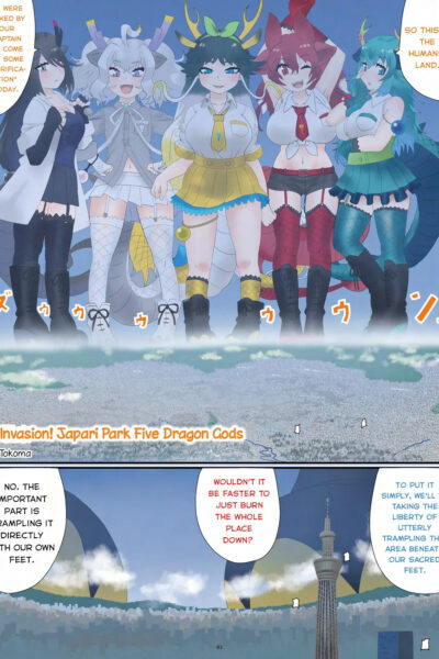 Invasion! Japari Park Five Dragon Gods page 1