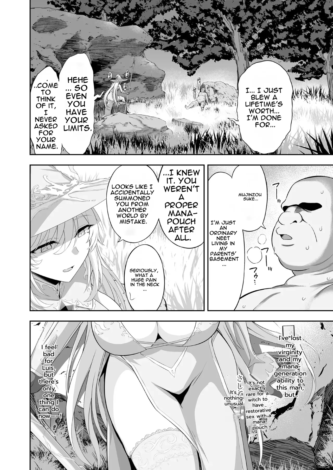 Isekai Kodomo Heya Ojisan Saikyou Majo No Shojo Ana Ni Cheat Chinpo De Maryoku Kyoukyuu page 54