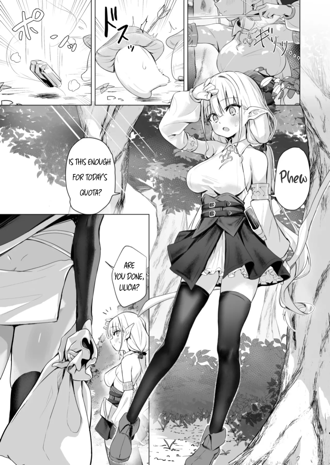It's Okay To Have Lesbian Sex With My Comrade Because The Slime's Poison Made Us Horny page 3