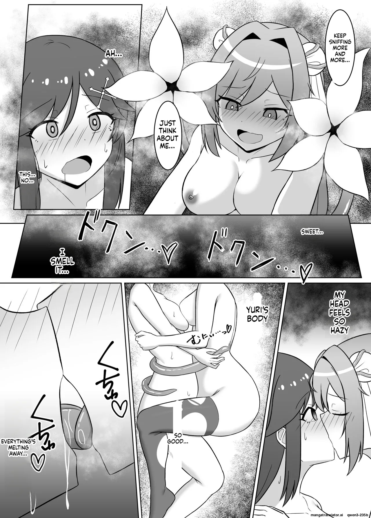 Kuro Ni So Maru Yuri 2 Aruraune O Ti Si Ta Osananazimi Ni Sintai Wo Musiba Ma Re Te Iku Hanasi page 24