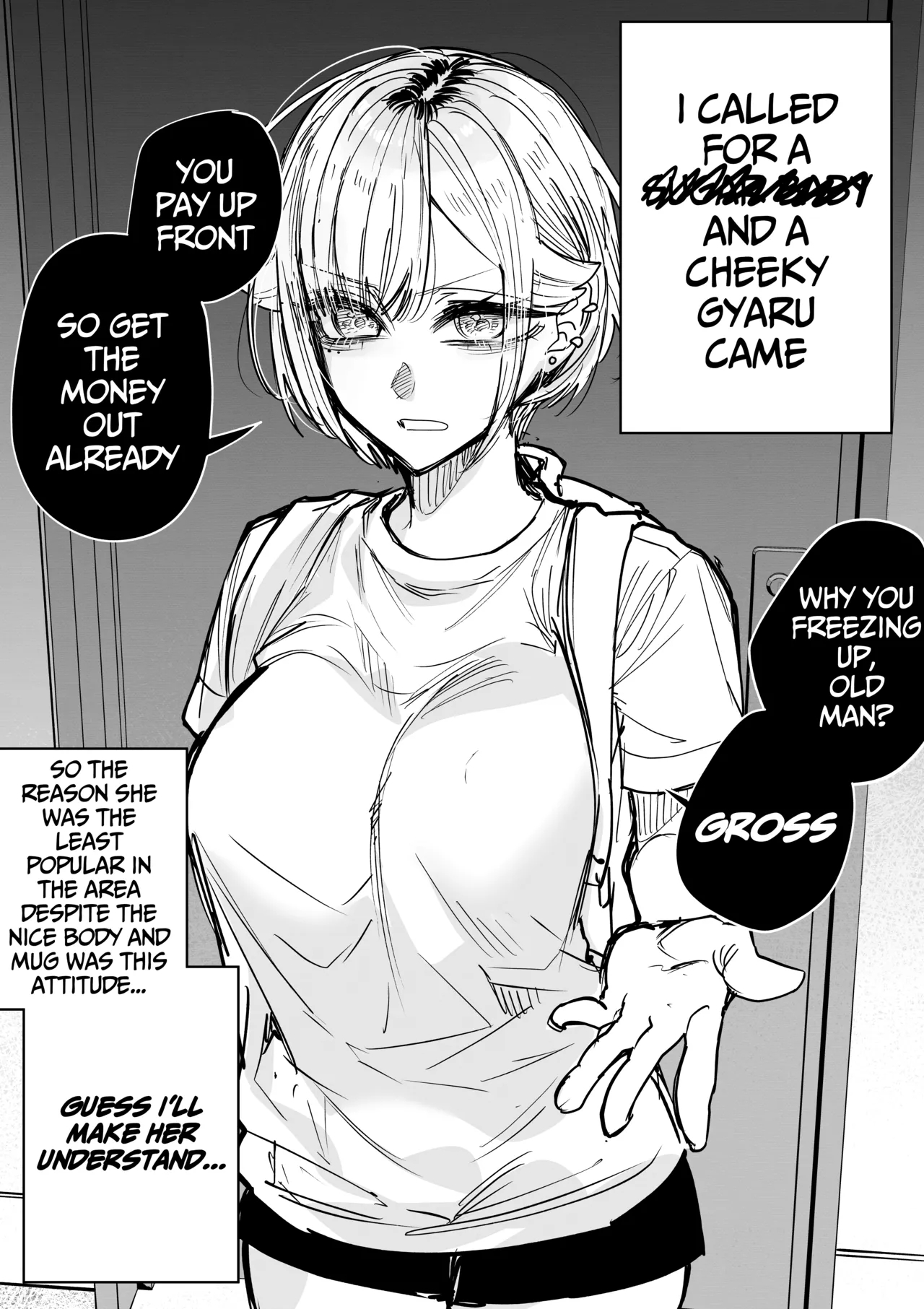 Making A Cheeky Gyaru Understand With Raw Sugar Daddy Sex + Full-color Edition page 2