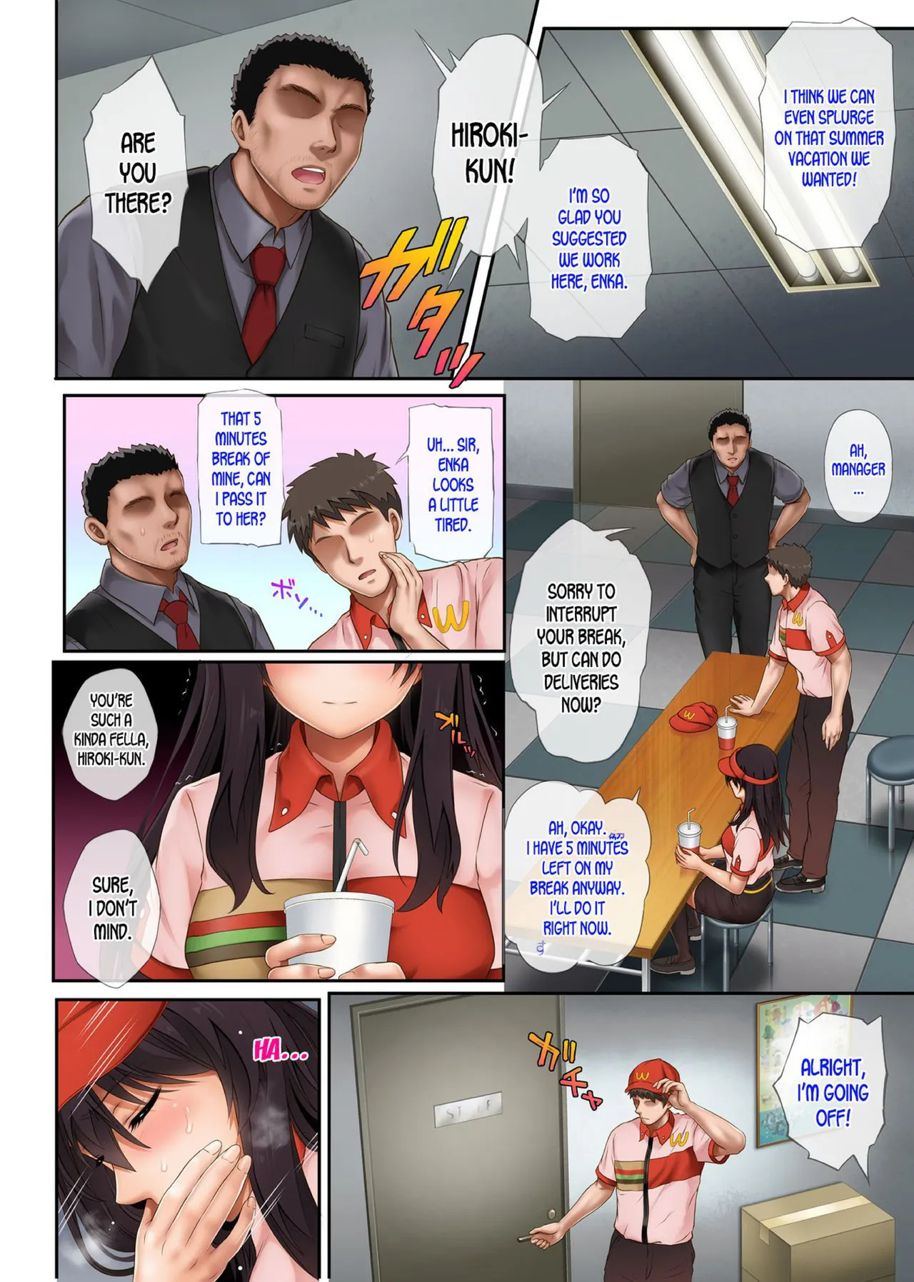 Me, Him, And The Store Manager's Night Shift page 114