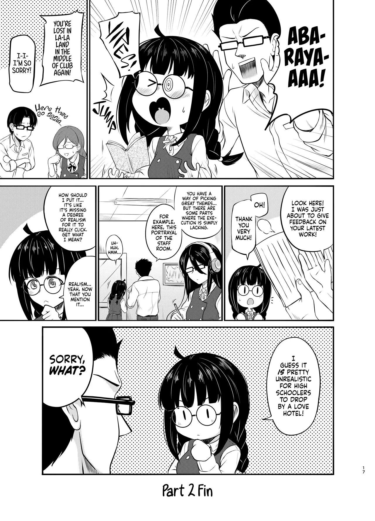 Megane Kouhai No Mousou Ero Shousetsu ー The Bespectacled Junior's Smut Fantasy Novel page 18