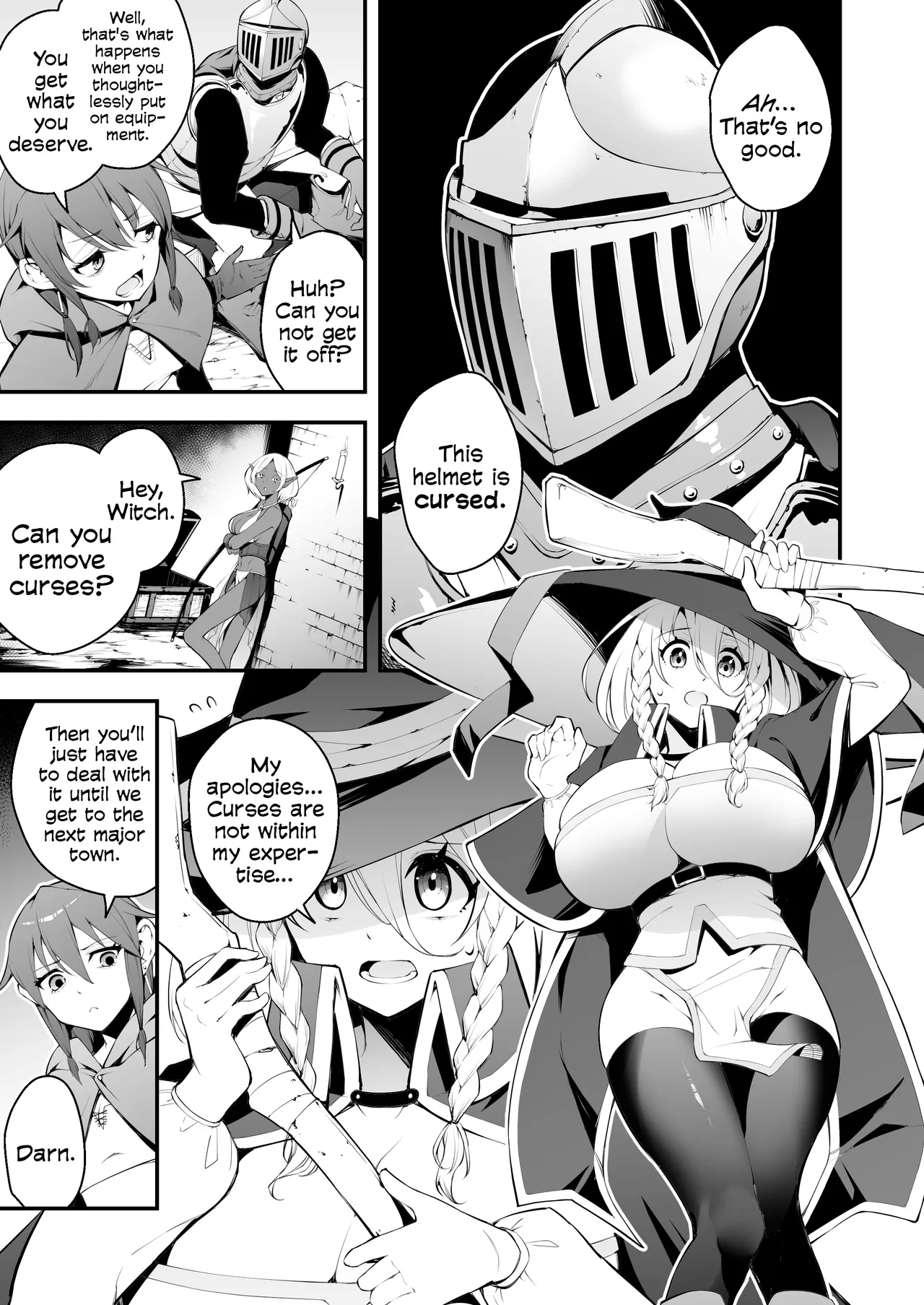 Minarai Majo To Noroi No Chinpo page 2