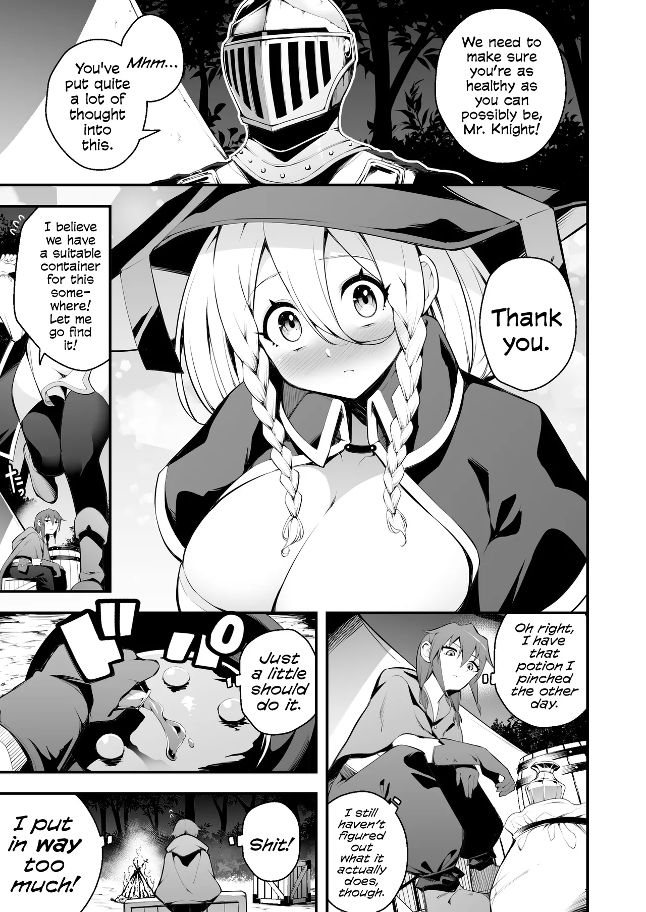 Minarai Majo To Noroi No Chinpo page 4