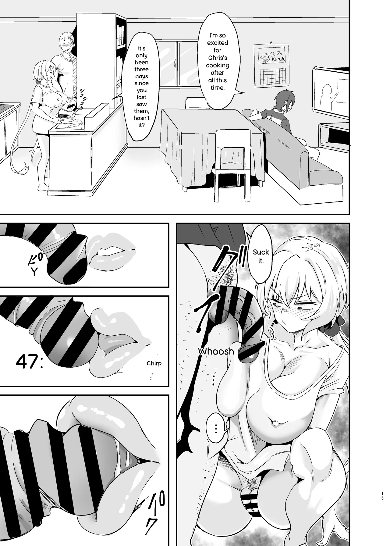 Moto Karekuzu No Tnp Ni Chotto Tsukareta Dake De Danna O Uragiru Hitozuma Kurisu page 15