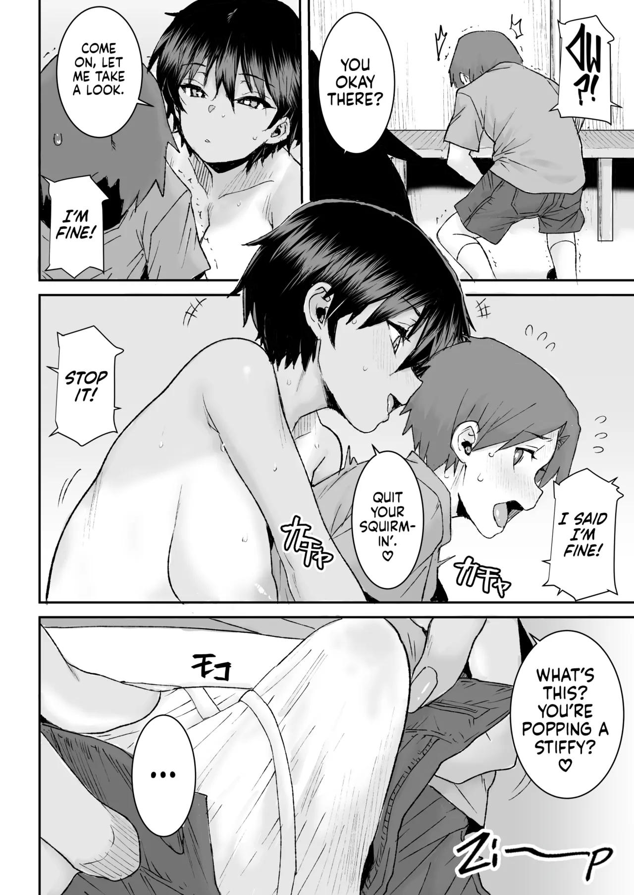Mukuchi De Ki No Tsuyoi Boyish Na Onee-chan De Boku Wa Doutei O Sotsugyou Shimashita page 9