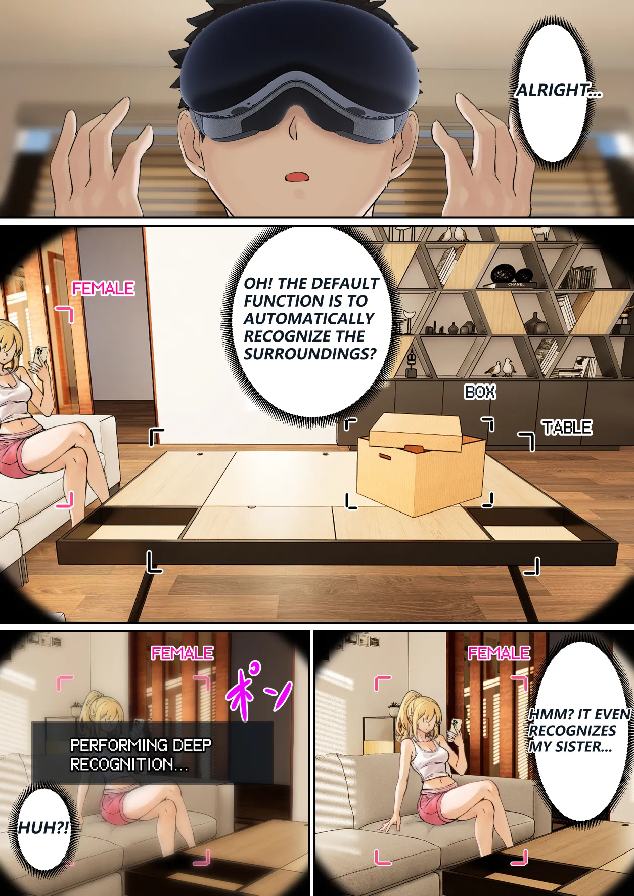 My Ar Glasses Can See Various Stats About My Foster Sister?! page 6