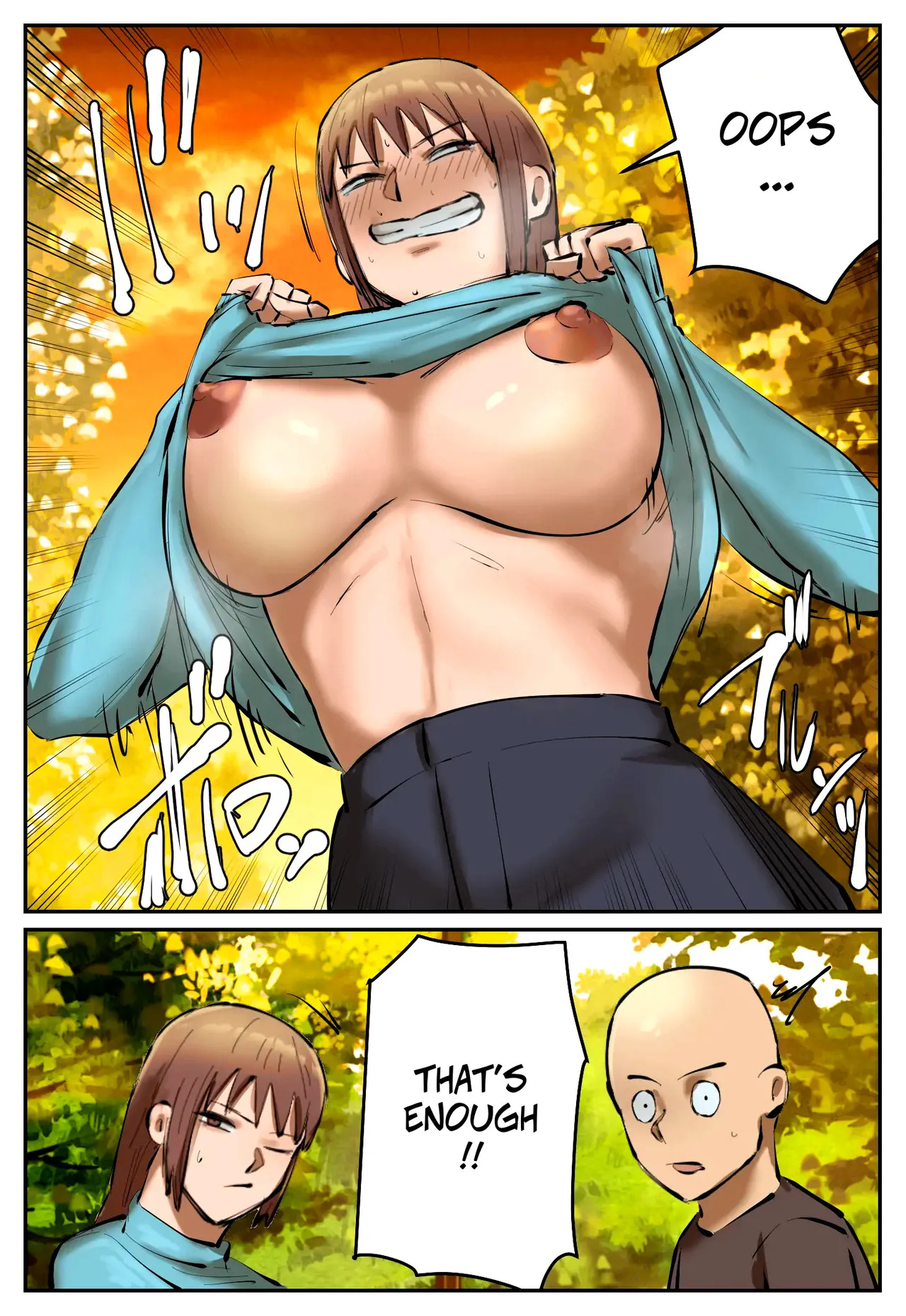 My Part-time Job Is To Get Revenge: The Loose Woman -- Fukushuu Yami Beit "machi No Keikan Ga Kowareru Kono Oppai Onna O Oidashite Hoshii" page 14
