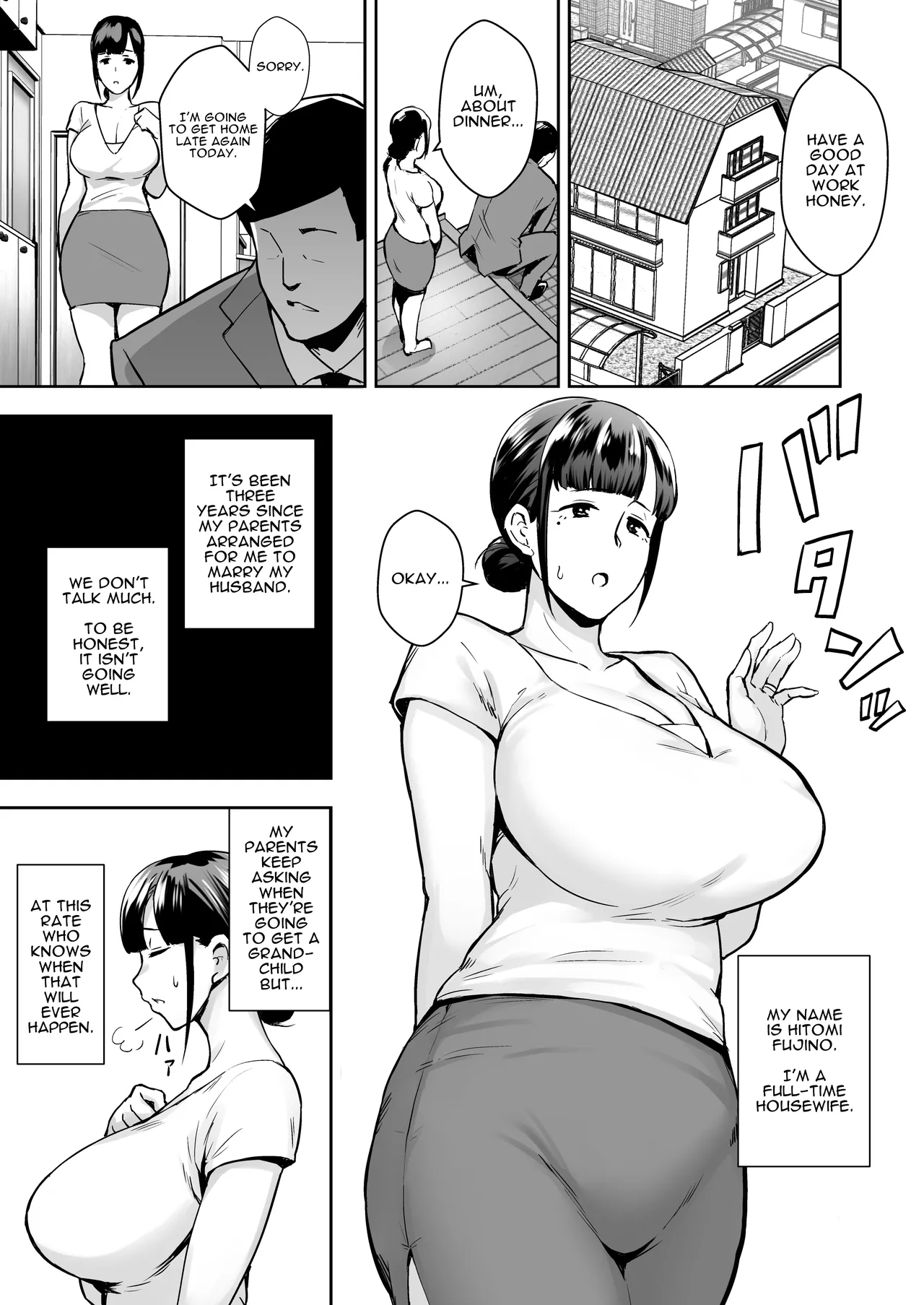 Netorareta Bakunyuu Seiso Zuma Hitomi -oikko Ni Torotoro Ni Tokasaremashita- page 2