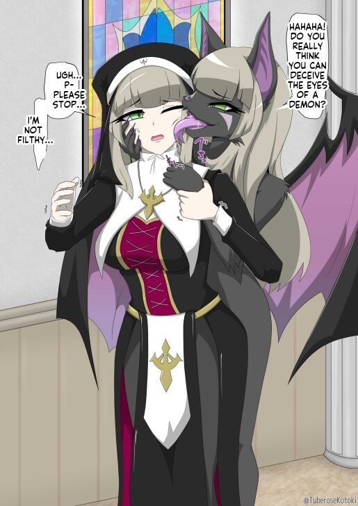 Nun Transforms Into A Beast And Falls Into Darkness page 10