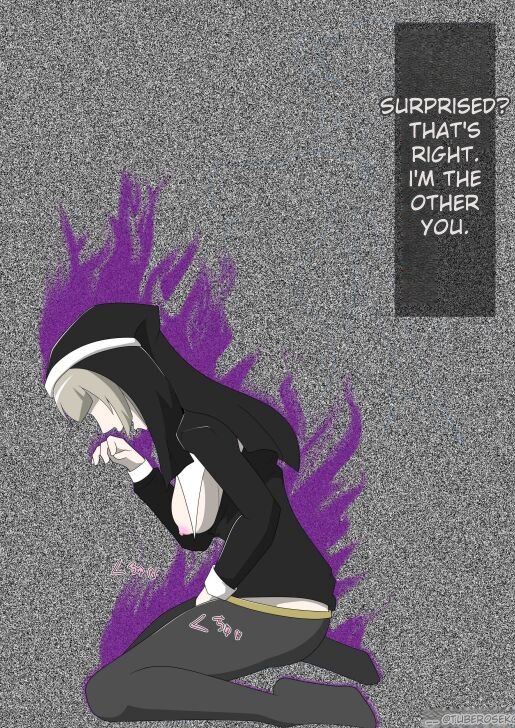 Nun Transforms Into A Beast And Falls Into Darkness page 21