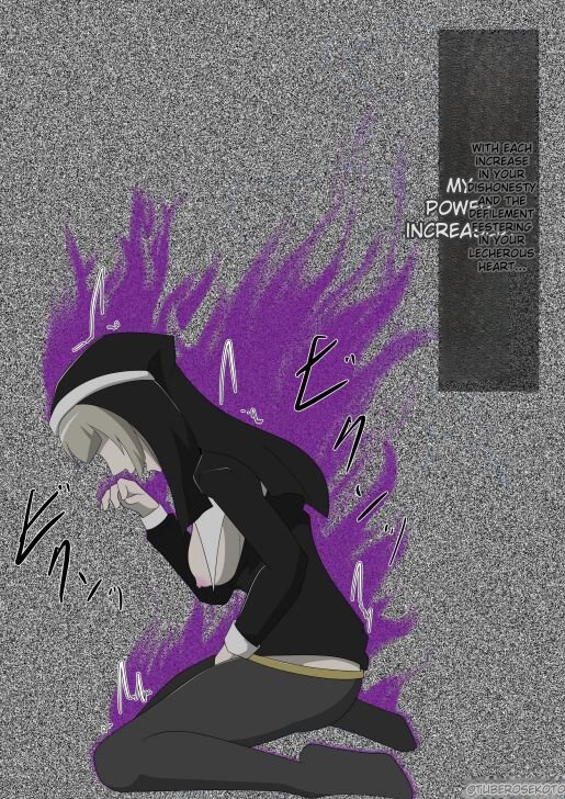 Nun Transforms Into A Beast And Falls Into Darkness page 22