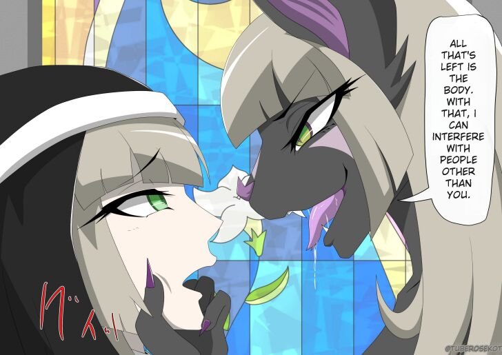 Nun Transforms Into A Beast And Falls Into Darkness page 24