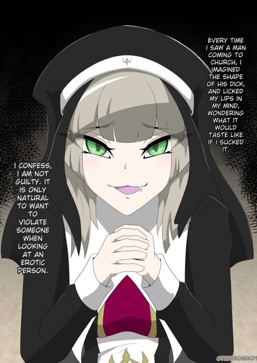 Nun Transforms Into A Beast And Falls Into Darkness page 39
