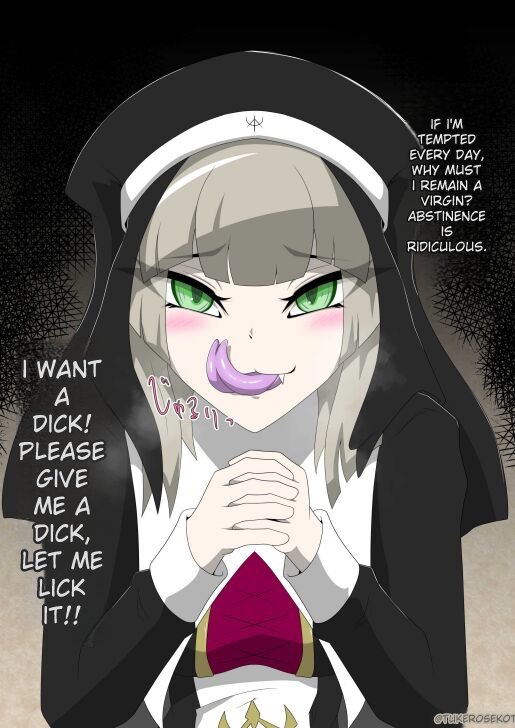 Nun Transforms Into A Beast And Falls Into Darkness page 40