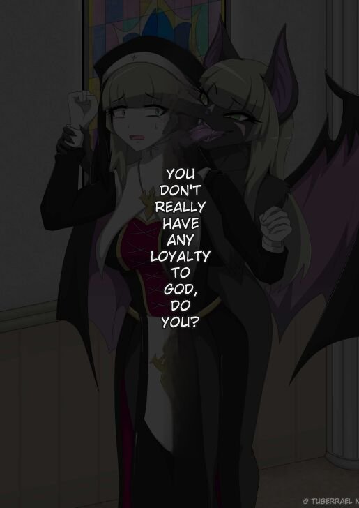 Nun Transforms Into A Beast And Falls Into Darkness page 8