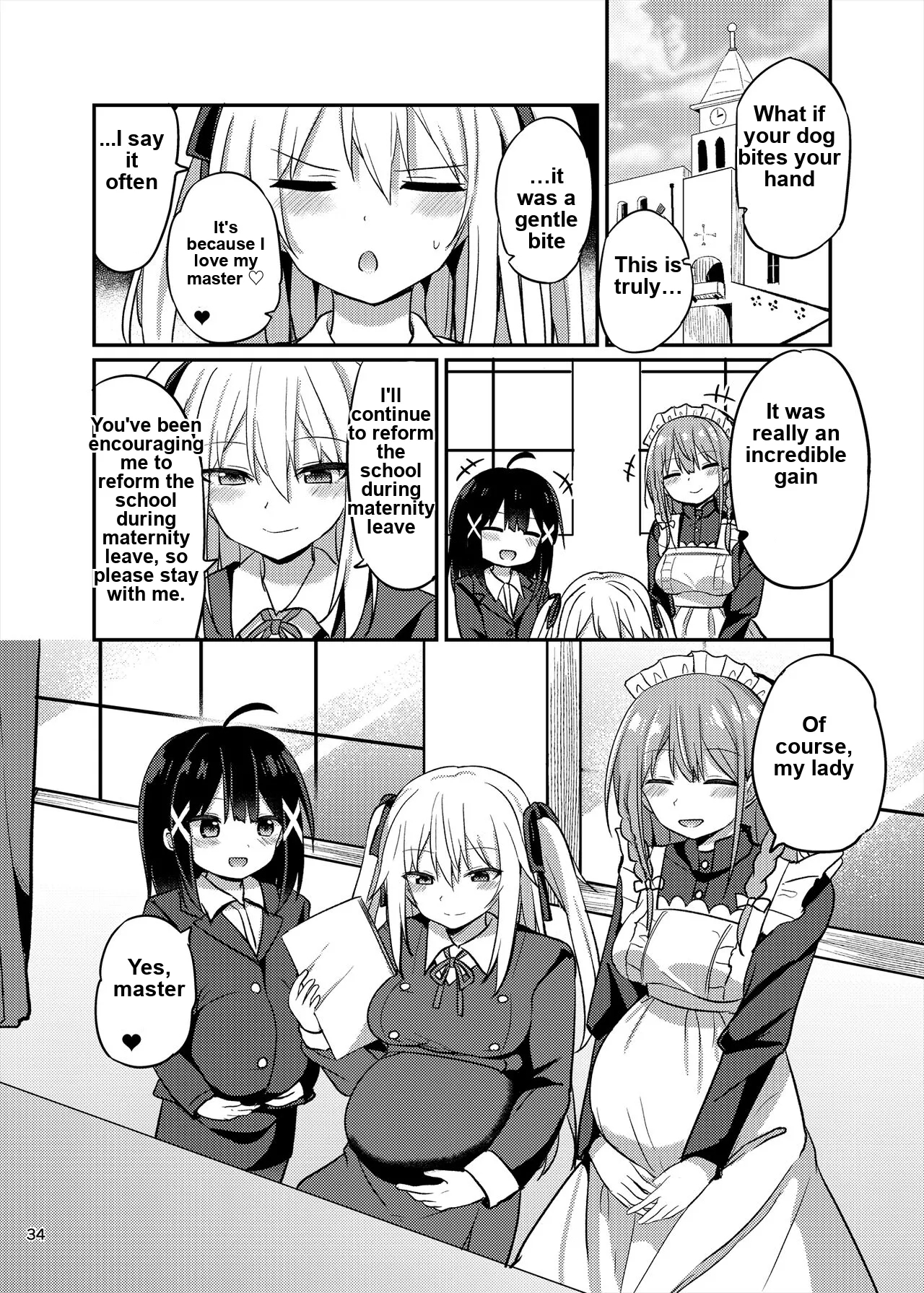 Ojou-sama Gakkou Ni Onna Kyoushi Toshite Funin Shita Ore To Futanari Ojou-sama 3 page 34