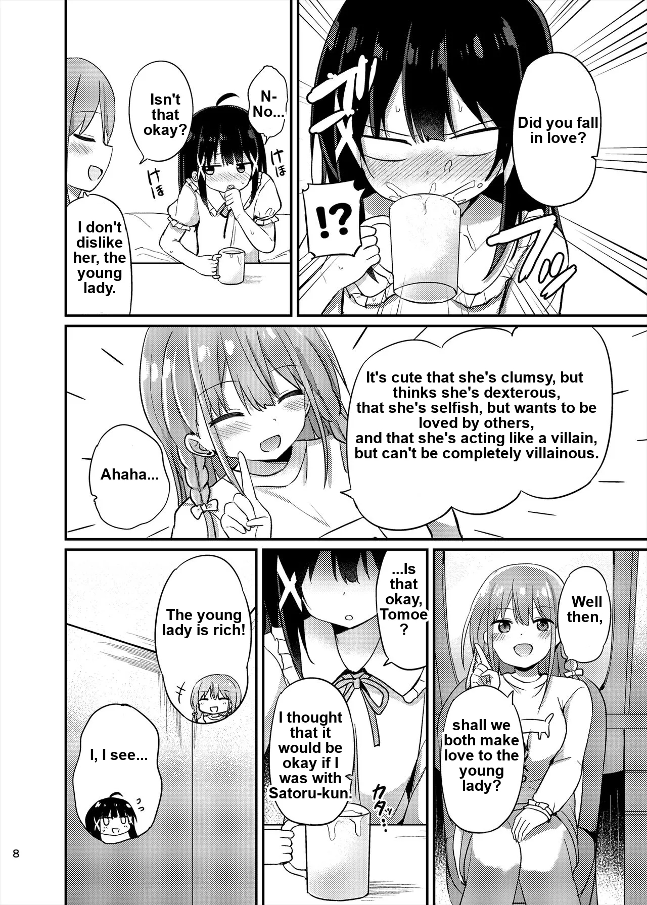 Ojou-sama Gakkou Ni Onna Kyoushi Toshite Funin Shita Ore To Futanari Ojou-sama 3 page 8