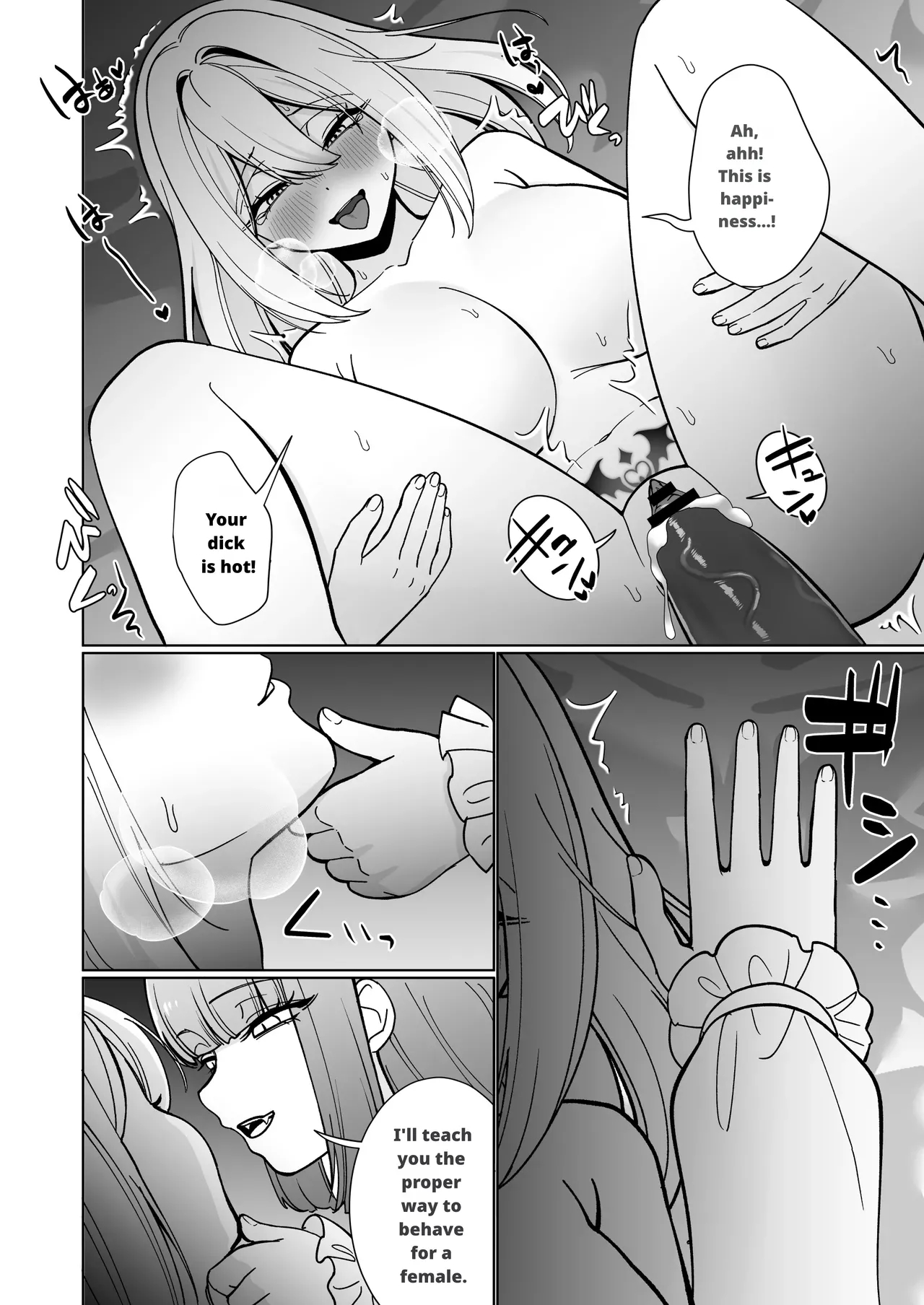 Onna Kishi Ga, Mesugaki Futa Succubus Ni Kateru Wake Nai Darou! page 36