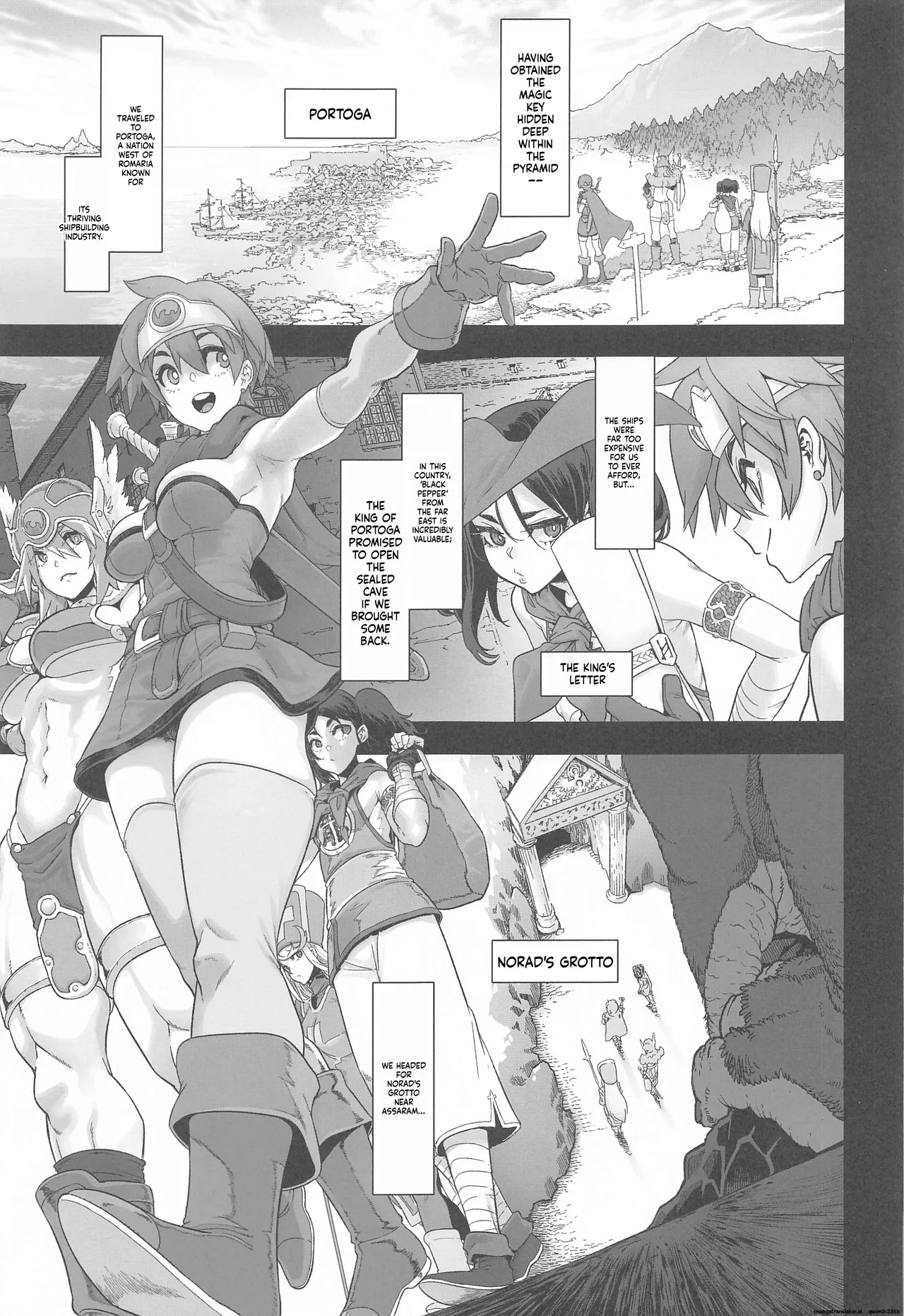 Onna Yuusha No Tabi 6 Yoru No Machi No Onna Boukensha page 3